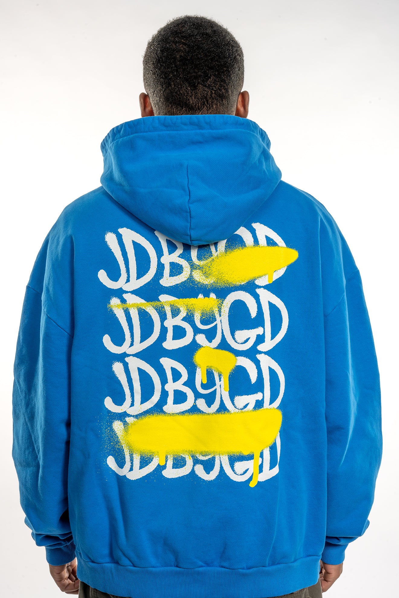 YELLOW GRAFFITI HOODIE